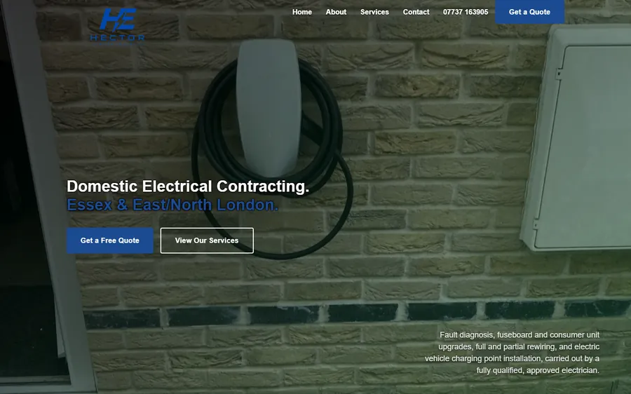 Hector Electrical website